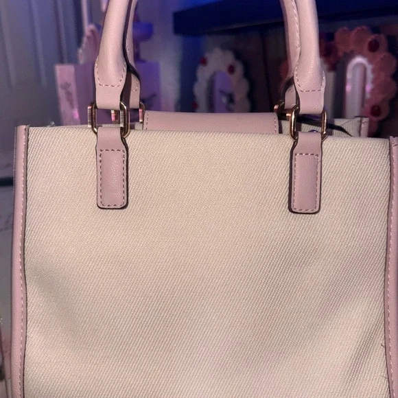 Juicy Couture Berry Sweet Mini Bag Cream & Pink Strawberry Charm Satchel - Picture 6 of 9